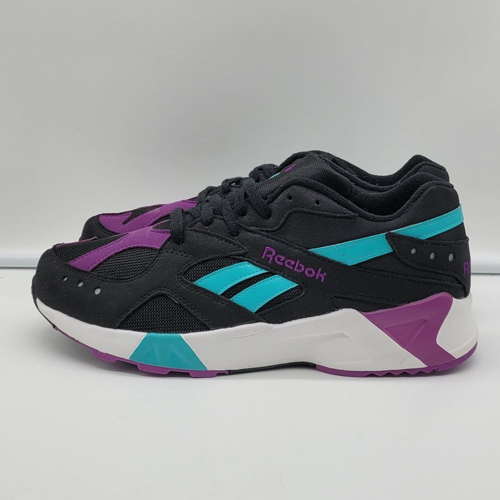 *Used* Reebok Aztec Black/Purple Size 10.5